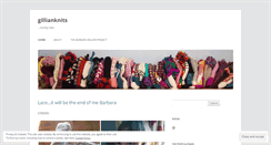 Desktop Screenshot of gillianknits.com